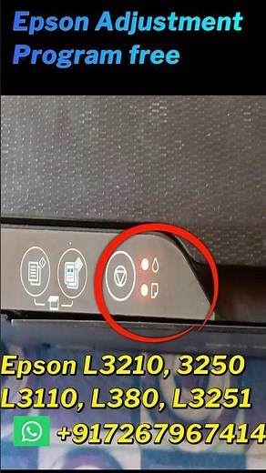 Epson L3250 Red Light Blinking Solution, Epson L3250 L3115 L3210 Waste Ink Pad Resetter free