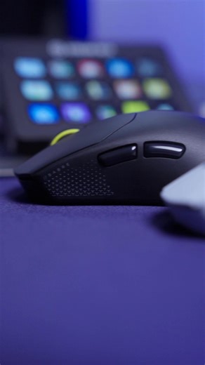 The CORSAIR SABRE v2 PRO Ultralight 36g Wireless Gaming Mouse. Perform like the pros with your new edge in speed along with 8,000Hz hyper-polling for lightning-fast responsiveness. | CORSAIR
