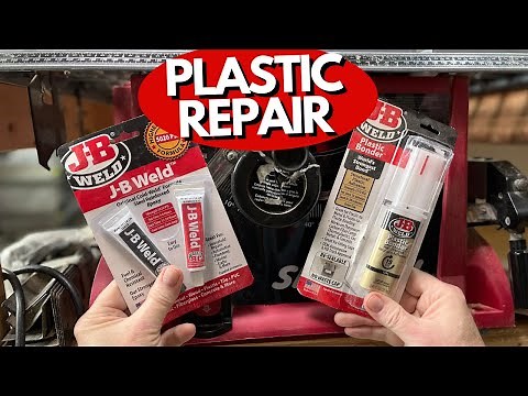 Repairing Plastic w JB Weld Plastic Bonder