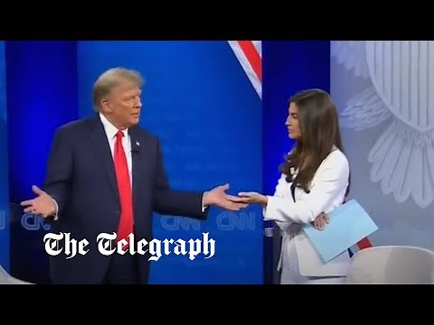 Donald Trump cheered by audience after calling presenter a 'nasty person' during CNN town hall