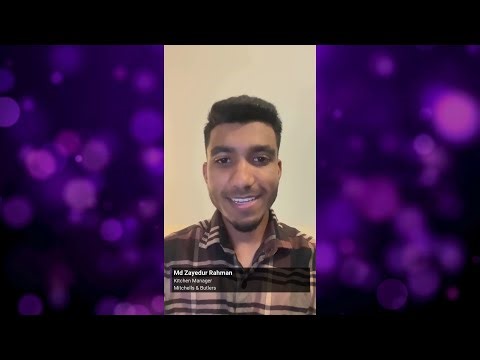 Md Zayedur Rahman - Kitchen Manager at Mitchells & Butlers - My Apprenticeship Journey