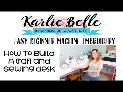 How to Build a Craft and Sewing Desk