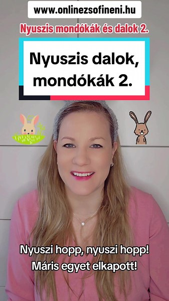Nyuszis dalok és mondókák ovisoknak 2. Nyuszi ül a fűben #húsvét #vers #ének #mondóka #kézműveskedésgyerekkel #kézműveskedés #fejlesztőjáték #onlinezsofineni #iskolaelokeszito #iskolaelőkészítés #elsőslesz #nagycsoportos #óvoda #iskola #ovis #iskoláslesz #elsőslesz #fejlesztés #finommotorika #logopédia #ovisballagás #anyavagyok #gyerekkelvagyok #ovissalvagyok