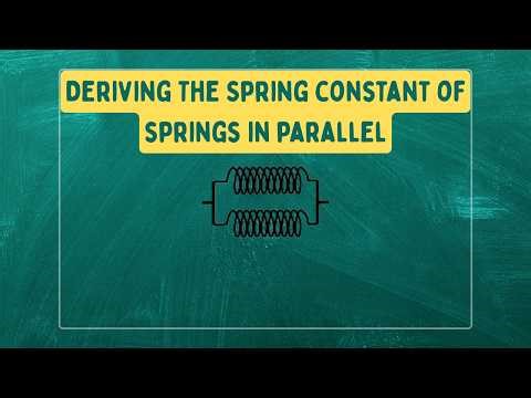 Deriving The Effective Spring Constant of Springs in Parallel