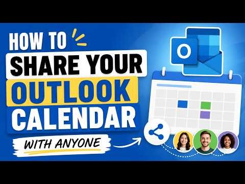 How to Share Your Outlook Calendar with Anyone | Outlook Tutorials
