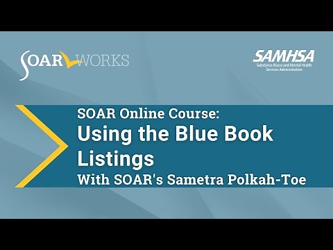 SOAR Online Course: Using the Blue Book Listings