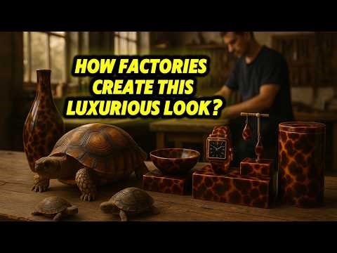 FULL PROCESS | How Tortoiseshell Resin Is Really Made