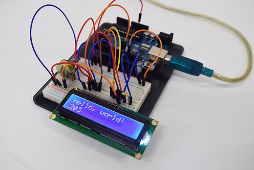 【初級～中級編】LCDと半固定抵抗器を使用して文字を表示してみよう | FABSHOP.JP -デジタルでものづくり！ ファブショップ ！