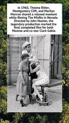 Marilyn Monroe & Montgomery Clift (1960) 🎬 #Shorts #MarilynMonroe