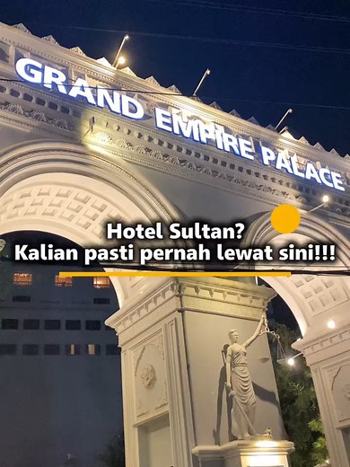 Awalnya ragu karena kelihatan terlalu megah… ternyata Grand Empire Palace Surabaya dalemnya super mewah 👑✨ Kamar luas, vibes elegan, cocok buat staycation & momen spesial. Worth it banget! #SOPMedia #hotelsurabaya #staycationsurabaya #hotelviral #exploresurabaya