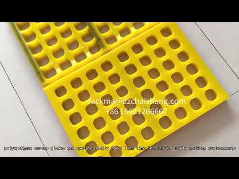 Polyurethane Modular Screen Deck Panels for Sand and Gravel
