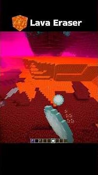 Minecraft Commands🔥Lava Eraser💀pt.19 #minecraft #shorts
