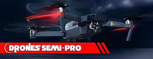 Los mejores Drones semi-Profesionales baratos, drones con cámara HD.