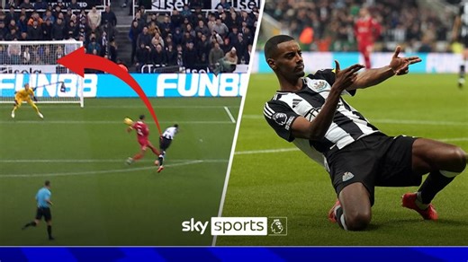 Alexander Isak scores a wonder goal against Liverpool | All of the best angles