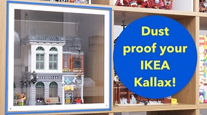 How to dust-proof your LEGO IKEA Kallax display unit