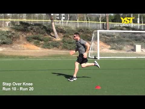Step Over Knee Run 10 Run 20
