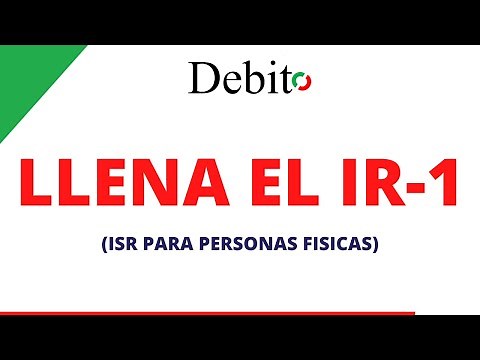 Llenado del IR-1 / contabilidad fiscal 14