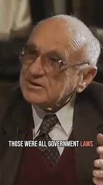 They blamed the market for segregation. Friedman proved it was government