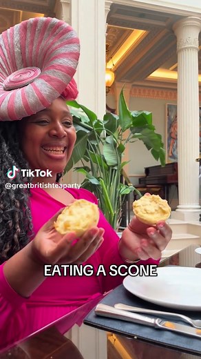 Delicious Fruit Scone for Bridgerton Afternoon Tea