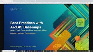 Best Practices with ArcGIS Basemap: Styles, Static Basemap Tiles and Static Maps