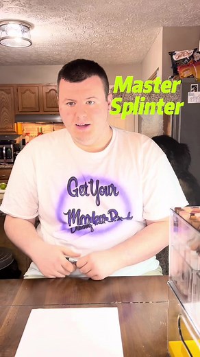 Dibujo de Maestro Splinter de las TMNT