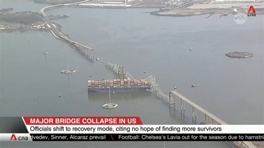 Baltimore bridge collapse: MPA says Singapore-flagged ship involved had passed earlier inspections
