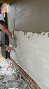 Watch the rendering process from @mrsmoothplastering 👊 #rendering #plasterer #plastering #toolsofthetrade | Tradectory