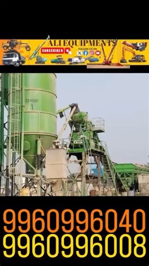 #Schwing #stetter RMC PLANT CP 60 #rmc #roadconstruction #infra #constructionequipment