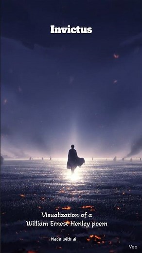 Invictus | Cinematic Poetry Short#cinematicshorts #poetrtyoutubeshort