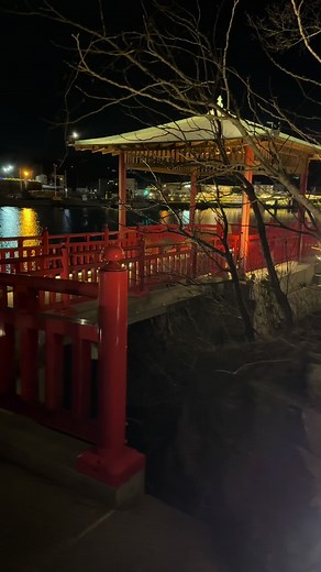 【秘密にしたい映えスポット】 #宮城観光 #宮城旅行 #気仙沼 #映えスポット #浮見堂 #ライトアップ