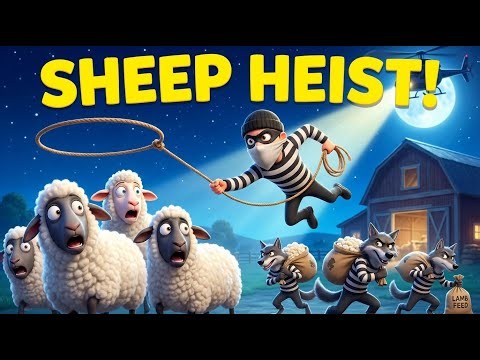 Sheep Vanished! 🐑 | Wolves Grab Wool 🧶 & Lamb Feed 🥣 | Helicopter Circles 🚁