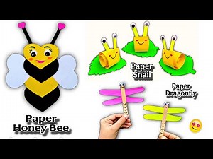 No Skill Needed: 3 Paper Insects Anyone Can Make