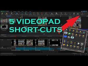 5 VideoPad Short Cuts You NEED TO KNOW | VideoPad Tutorials