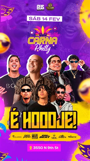 THE FUNK | 🎭🔥 CARNA PHILLY — É HOJE! 🔥🎭 Prepara a fantasia, chama a galera e vem viver uma das noites mais quentes do nosso carnaval! Vai ser uma... | Instagram