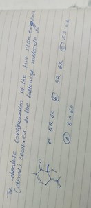 The absolute configuration of the two ster eozenie (chiral) cen... | Filo