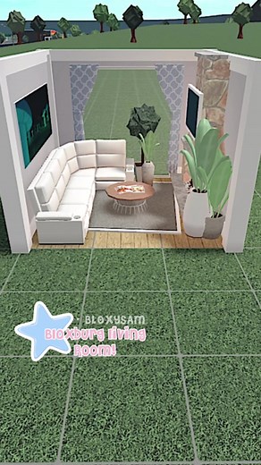 Bloxburg Living Room Ideas and Speedbuild | Roblox
