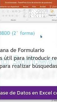 🧾 ¿Cómo crear una base de datos en Excel con el botón "Formulario"? ✅ #Excel #Excel2025 #BaseDeDatos
