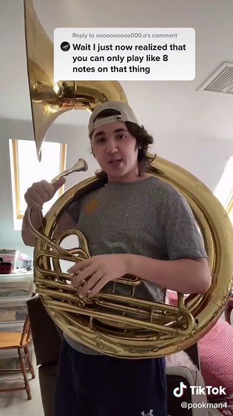 Sousaphone Girl Marching Band Performance