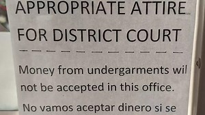 Retiring District Judge Ronald Haskell Jr. explains not accepting money from undergarments