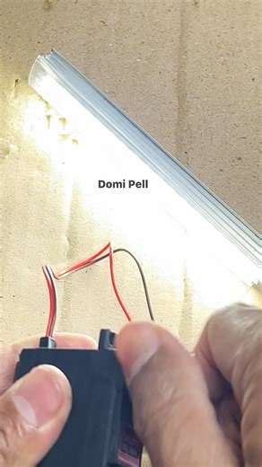 Gear motor run LED lights project #gearmotor #dcmotor #diy