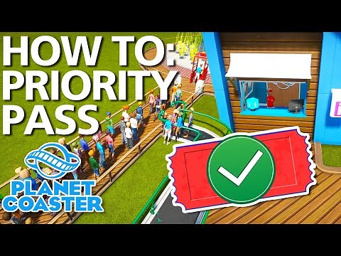 How to Build a PRIORITY PASS in Planet Coaster (Tutorial)
