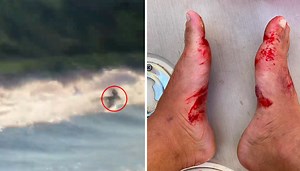 Texas Longboarder Shares Terrifying Footage of Tanker Surfing Gone Wrong