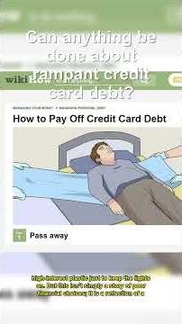 Can anything be done about rampant credit card deb