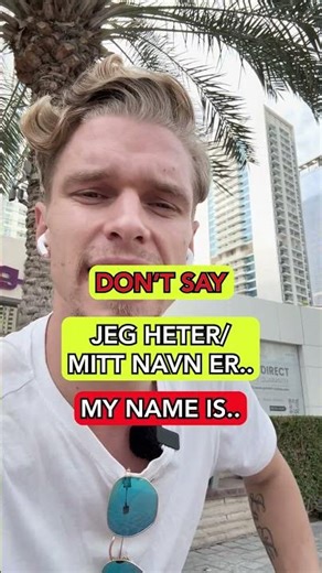 Stop saying “jeg heter” – here’s the much shorter Norwegian way 🇳🇴
