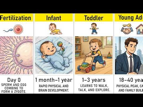 Every Stage of Human Life (Timeline)