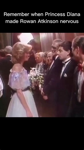 remember when princess Diana met Mr bean #ladydiana #diana #mrbean #rowanatkinson #fyp #shorts