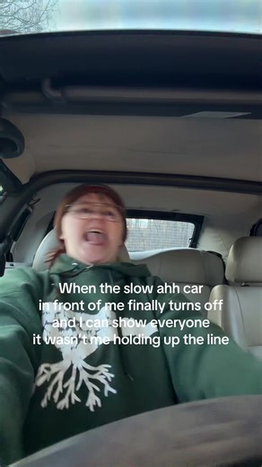 caption | car in front of us