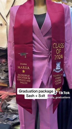 Premium Graduation Sashes and Suit Package for Your Special Day!