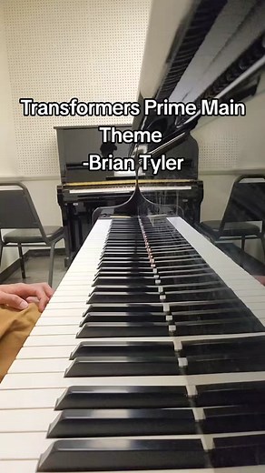 Optimus Prime Playing Piano | Transformers Prime Cartoon Theme Song