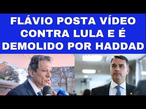 FLÁVIO BOLSONARO SENDO TRITURADO POR HADDAD!